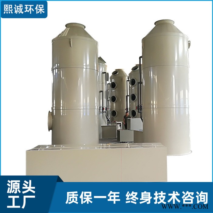熙诚  预处理喷淋塔 热处理废气治理方案 废气设备塔图6