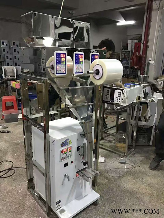 友缘五谷杂粮食品包装机 颗粒铝箔封口机 称重设备食品机械 订做3头混合灌装封口机图5