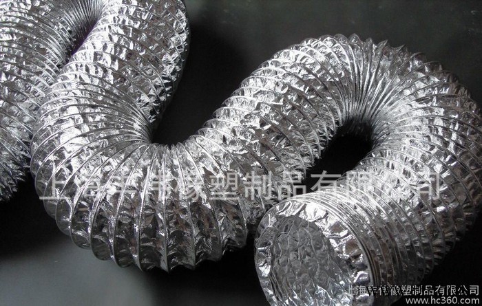 铝箔管 铝箔通风软管 铝箔伸缩软管 铝箔软管 铝箔钢丝软管图3