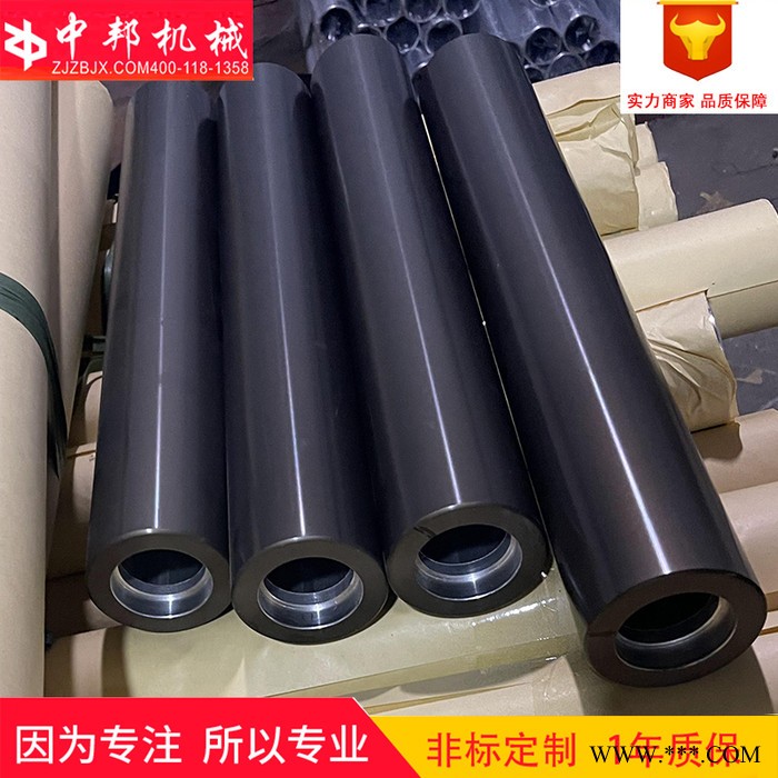 铝导辊茶色硬质阳极氧化镜面铝辊铁特氟龙无动力滚筒铝合金辊定制图2