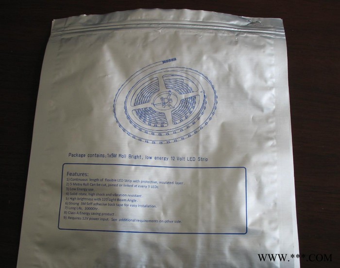 百盛包装 铝箔袋，铝箔平口袋铝箔自封袋图2