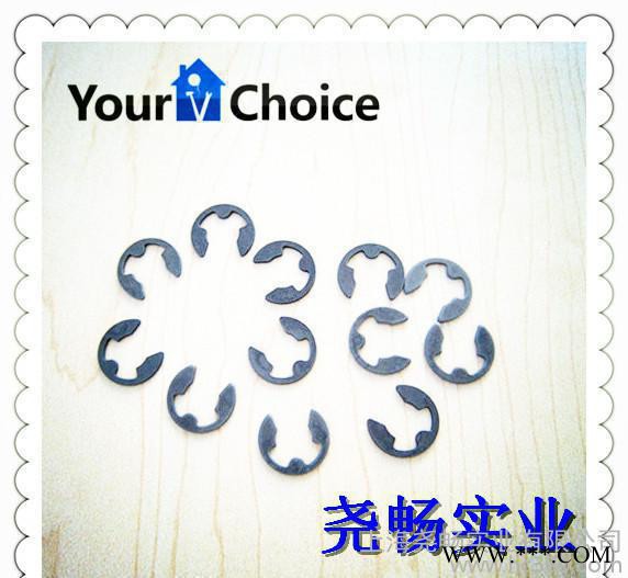 卡簧、挡圈,DIN6799 E形开口挡圈磷化黑 6x0.7图3