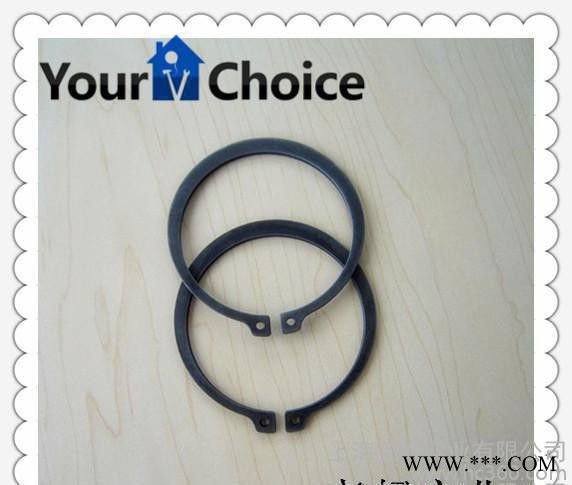 卡簧、挡圈,DIN471 轴用挡圈 磷化黑 9x1图2