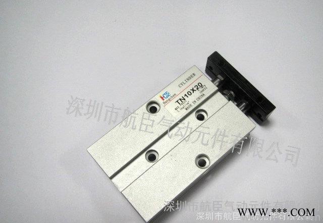 直销 现货  硬质阳极氧化 双轴气缸 TN10X20图2