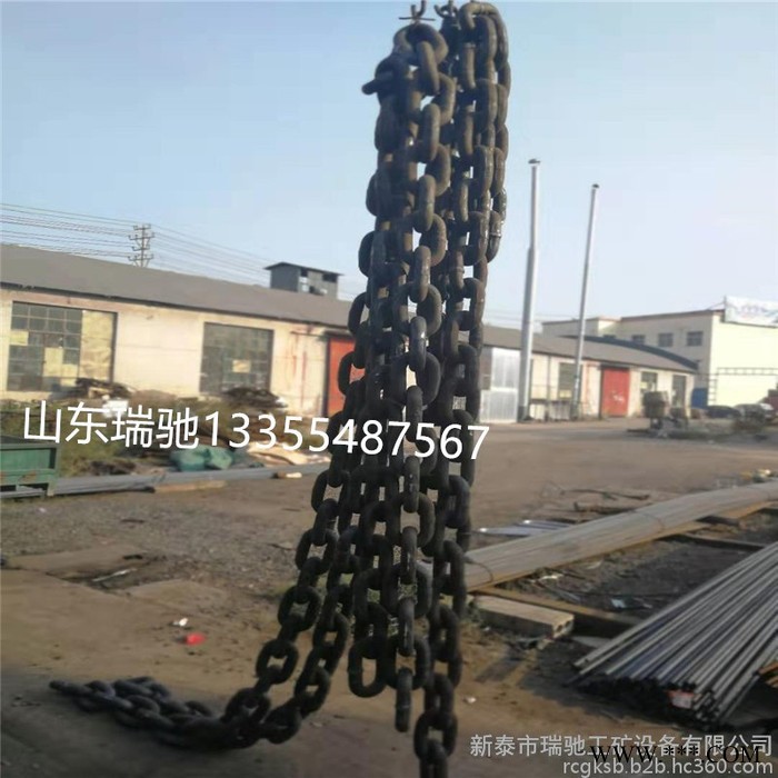 渗碳22*86圆环链条 锻打热处理链条 矿用防护圆环链条   定做多规格起重链条图3