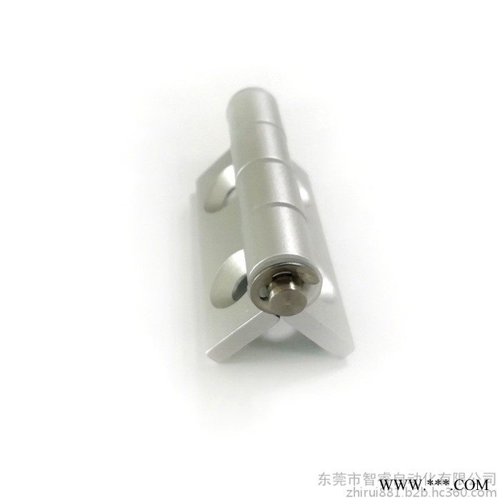 直销铝合金本色阳极氧化铰链 工业黑色平开合页定制可替换米思米怡合达 铝合金铰链图2