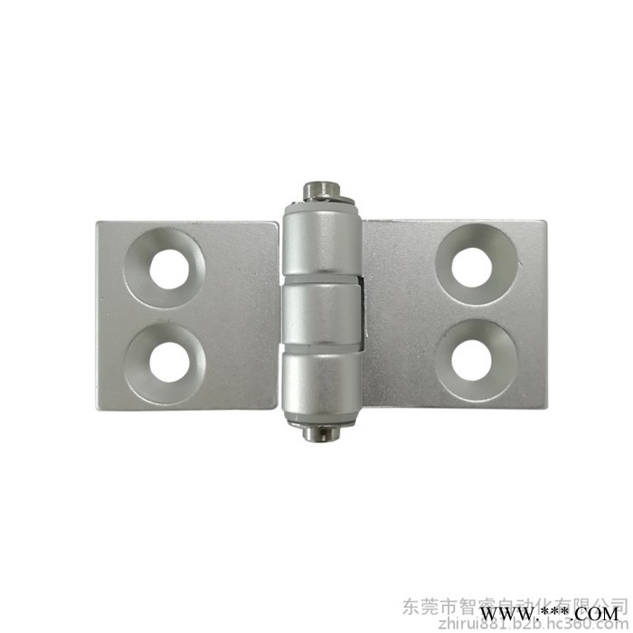 直销铝合金本色阳极氧化铰链 工业黑色平开合页定制可替换米思米怡合达 铝合金铰链图4