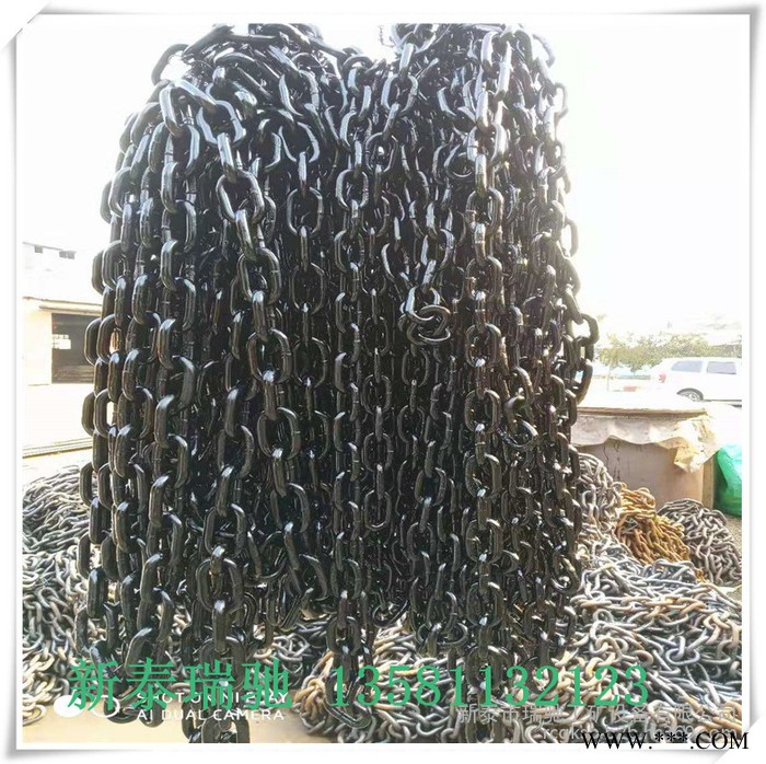 源头厂家现货直供40T高强度圆环链条 矿用淬火热处理提升链条输送链条图3
