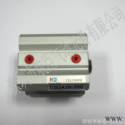 直销 现货  硬质阳极氧化 薄型气缸CQ2A25-25D