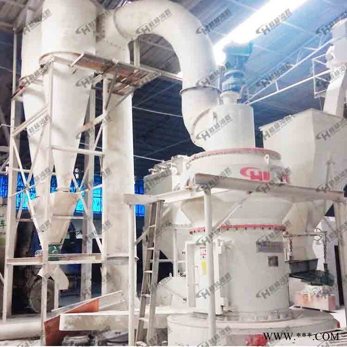 桂林鸿程3R3220雷蒙磨机石膏、铝矾土、长石、石灰粉小型雷蒙磨粉机图4