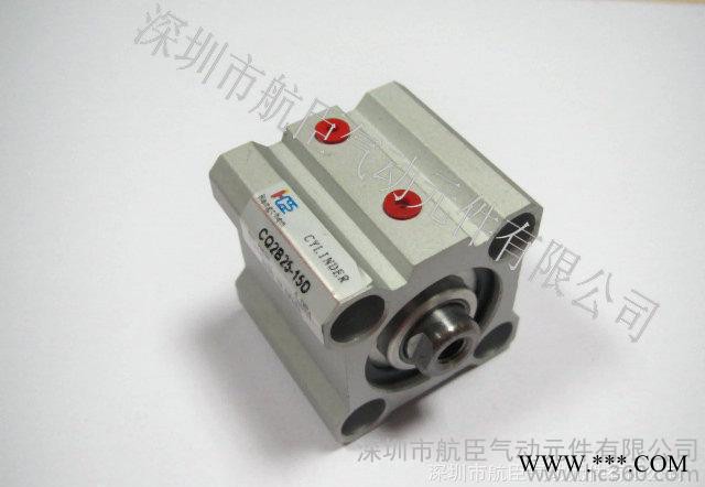 直销 现货 硬质阳极氧化  薄型气缸 CQ2B25-15D图2