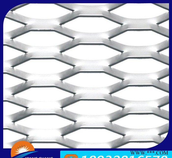 铝板拉伸网厂 金属幕墙 阳极氧化装饰网 江苏地区 特殊规格可定制图2