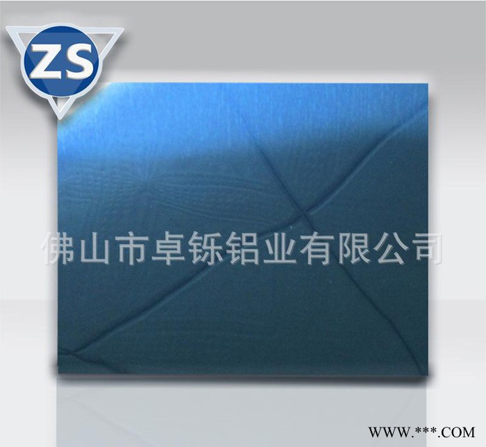 阳极氧化 6063彩色喷砂 蓝色镜面铝板 直销 7075铝板图2