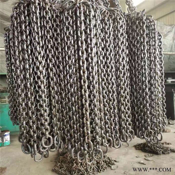 工业圆环链条 矿用淬火热处理提升链条输送链条图5