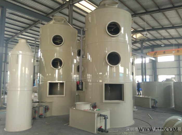 逆流喷淋塔 熙诚 电解液吸收塔喷淋塔解决废气图5