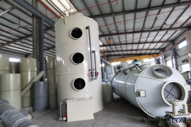 逆流喷淋塔 熙诚 电解液吸收塔喷淋塔解决废气图2