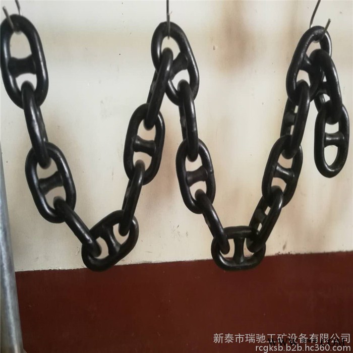 瑞驰生产销售刮板机圆环链 淬火加工热处理高强度链条 自产自销大量现货 船用圆环链条图2