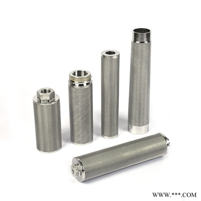 钛粉末烧结过滤芯   蜡烛式不锈钢波折滤芯 庞氏生产定制 烟气过滤折波滤芯图6