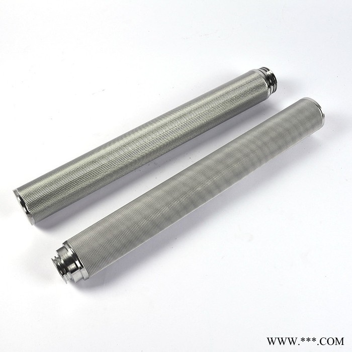 钛粉末烧结过滤芯   蜡烛式不锈钢波折滤芯 庞氏生产定制 烟气过滤折波滤芯图2