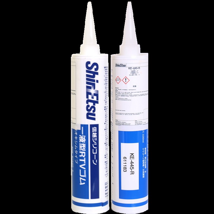 Shinetsu/信越KE-445-R电子硅胶RTV硅酮胶粘剂 电热管塑料粘接密封胶水图2