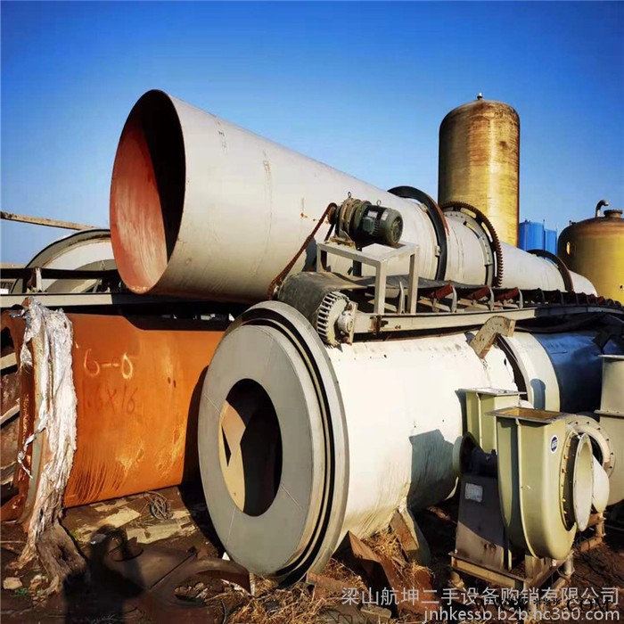 二手铁粉烘干机 直热滚筒烘干机 各种型号图2
