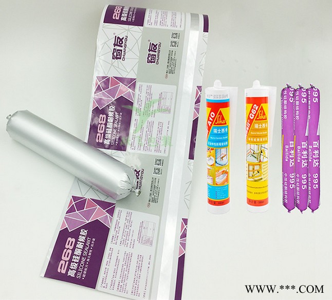 **BOPP热封膜 硅酮胶软包装复合膜 铝箔复合卷膜专用膜 结构胶软包装复合膜图2