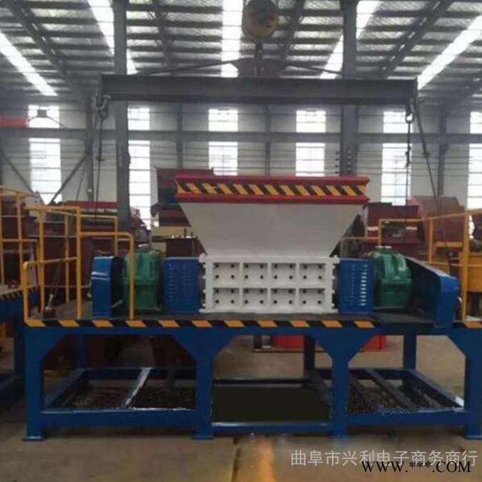 贵州强力双轴轮胎粉碎机 破旧废铁粉碎机生产厂家图7