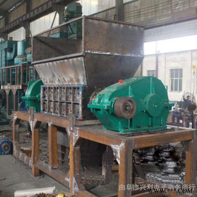 贵州强力双轴轮胎粉碎机 破旧废铁粉碎机生产厂家图6