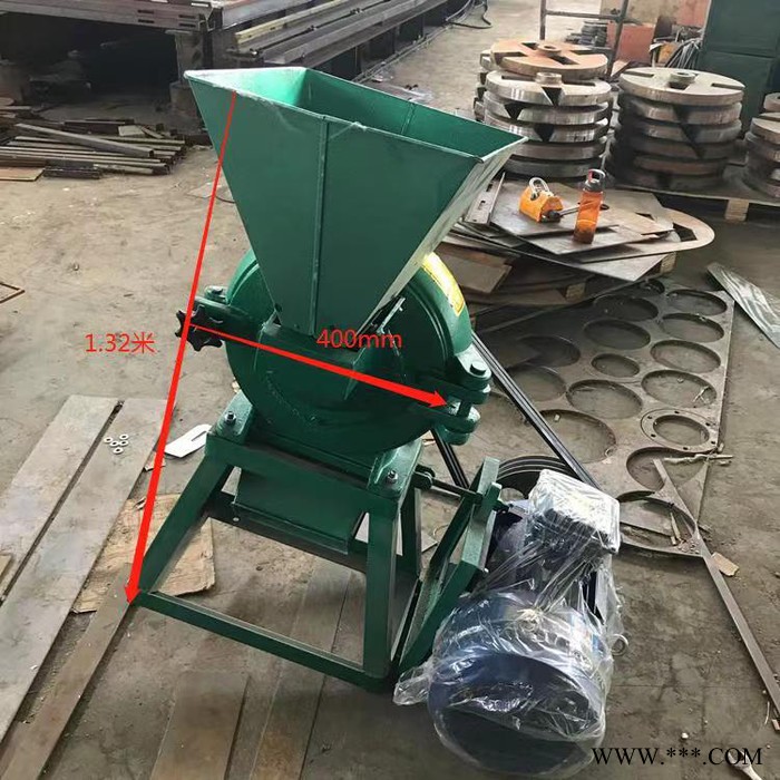 养鸡饲料粉碎机 加厚铸铁粉碎机 麦麸稻糠粉碎机图6
