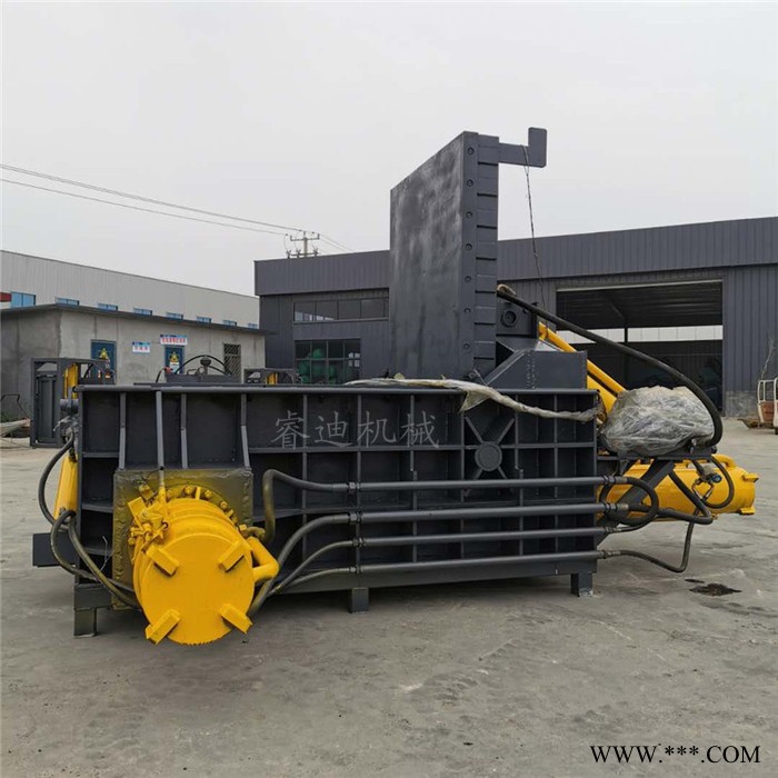 睿迪牌大型钢刨花铁屑压块机铁销铁粉成型设备金属压块机图7