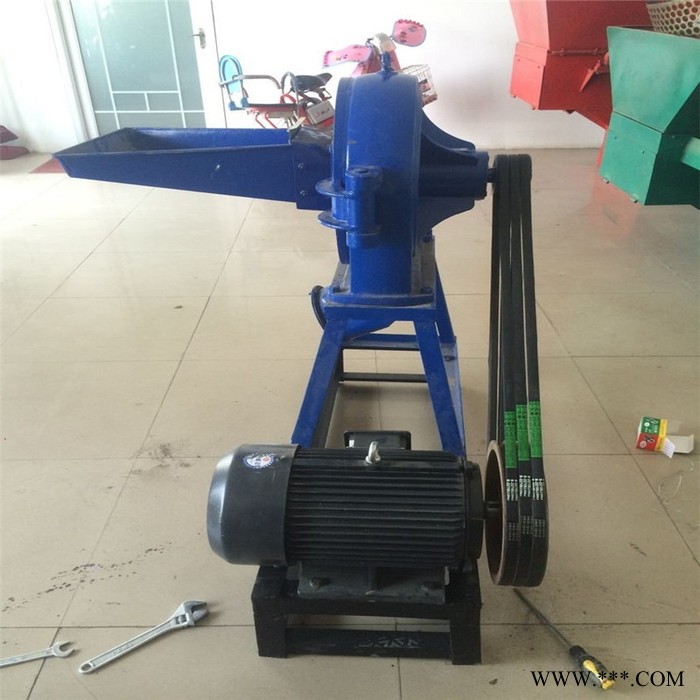 粮食粉碎磨面机家用齿啃式粉碎机齿爪式铸铁粉碎机图7