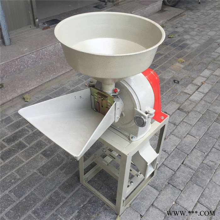 粮食粉碎磨面机家用齿啃式粉碎机齿爪式铸铁粉碎机图2