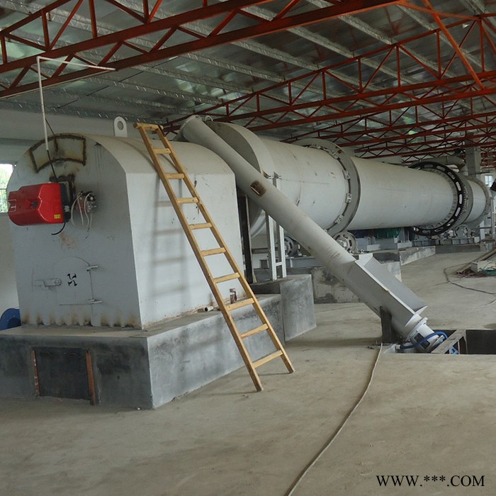 邦隆Φ0.8x10m小型电加热烘干机 硫化铁粉烘干机图3