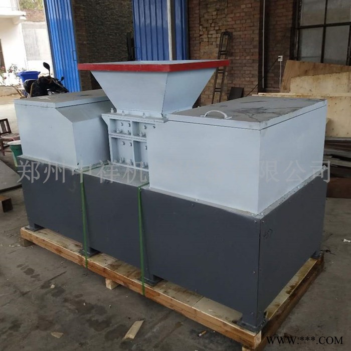 双轴橡胶木材油漆桶塑料轮胎生活垃圾撕碎机 金属彩钢瓦废铁粉碎机图8