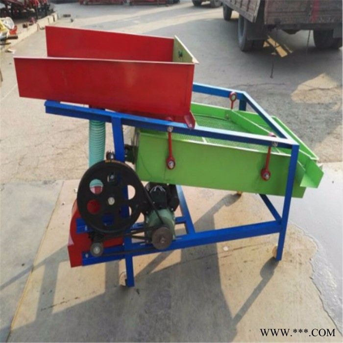批发农作物精选机铁粉除杂筛选机 高粱薏米荞麦大豆双层分级除尘筛选机 粮食去石机图2