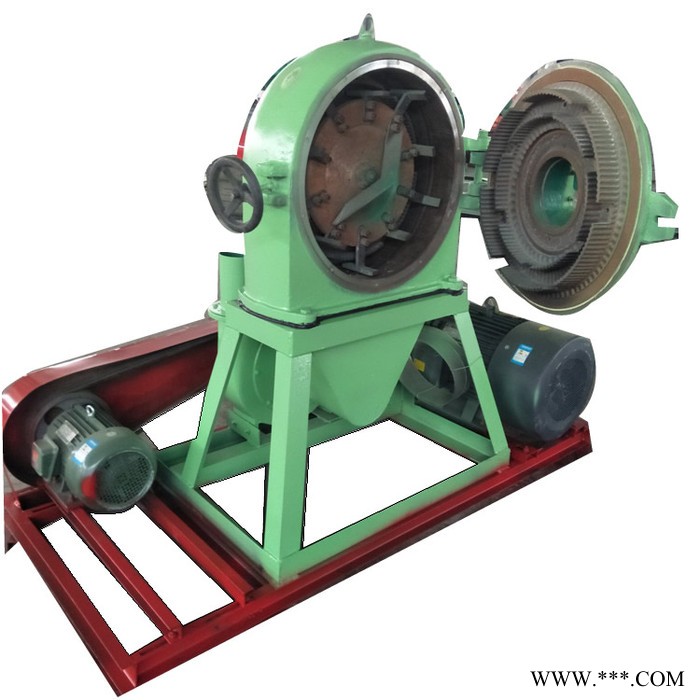 泰丰营养土齿盘粉碎机 河南齿盘式铸铁粉碎机 饲料加工用粉碎机图8