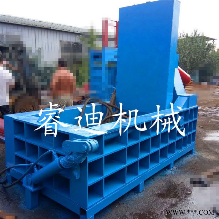 睿迪牌废铝屑金属压块打包机 铁屑铁粉铁丝压包机厂家图5