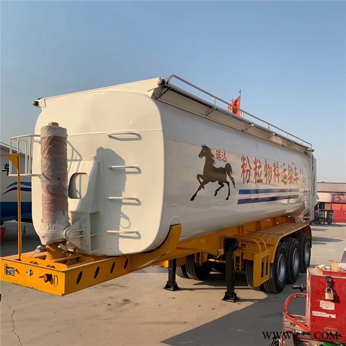 新型铁粉罐式后翻半挂车  后翻罐式自卸车 轻型罐式后翻车 **图4