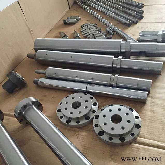 铁粉注塑专用螺杆_注塑机螺杆型号_65熔喷布机单螺杆图5