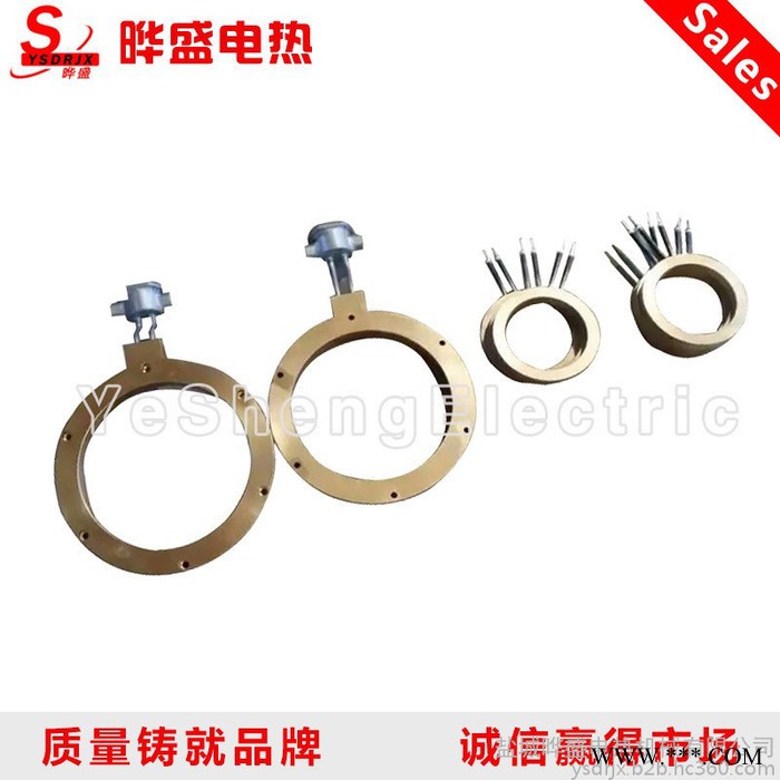 铸铝风冷加工定制 内风槽铸铝电加热器 铸铝铸铜加热圈电加热器原厂生产图2