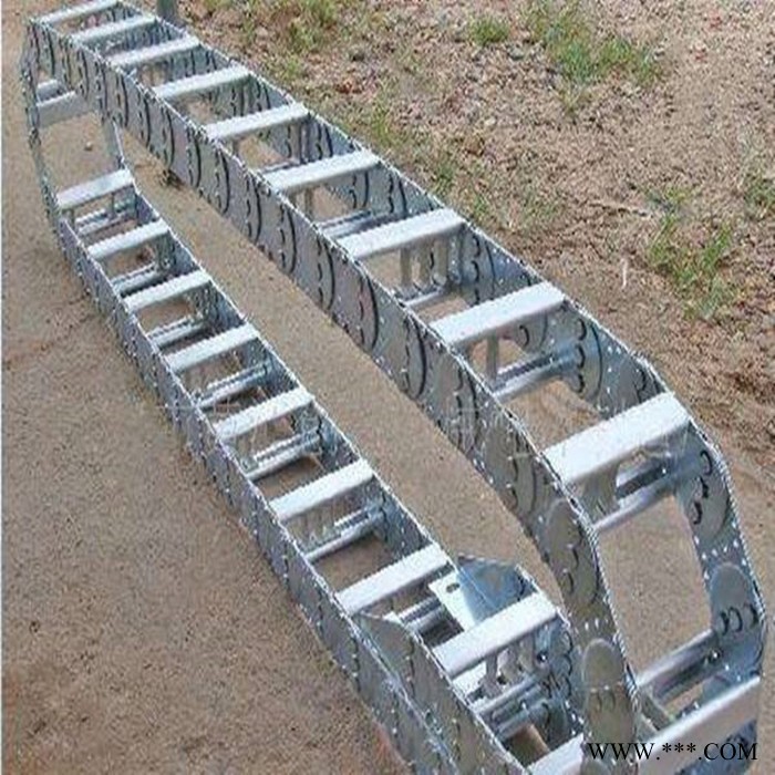 沧州宏泰定制清障车新款原厂骐达水刮米拖车钢铝保护链条液压油管防护轨道拖链图2