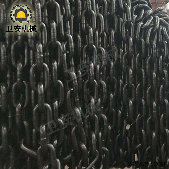 高强度圆环链 刮板机链条26x92x199-C矿用链条 专业加工热处理图5