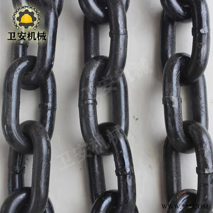 高强度圆环链 刮板机链条26x92x199-C矿用链条 专业加工热处理图7