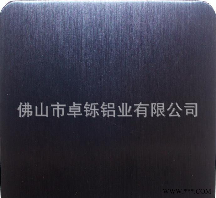 卓铄铝业佛山 工业原厂 加工铝型材 **金属氧化直纹拉丝铝板 可来样定制图2