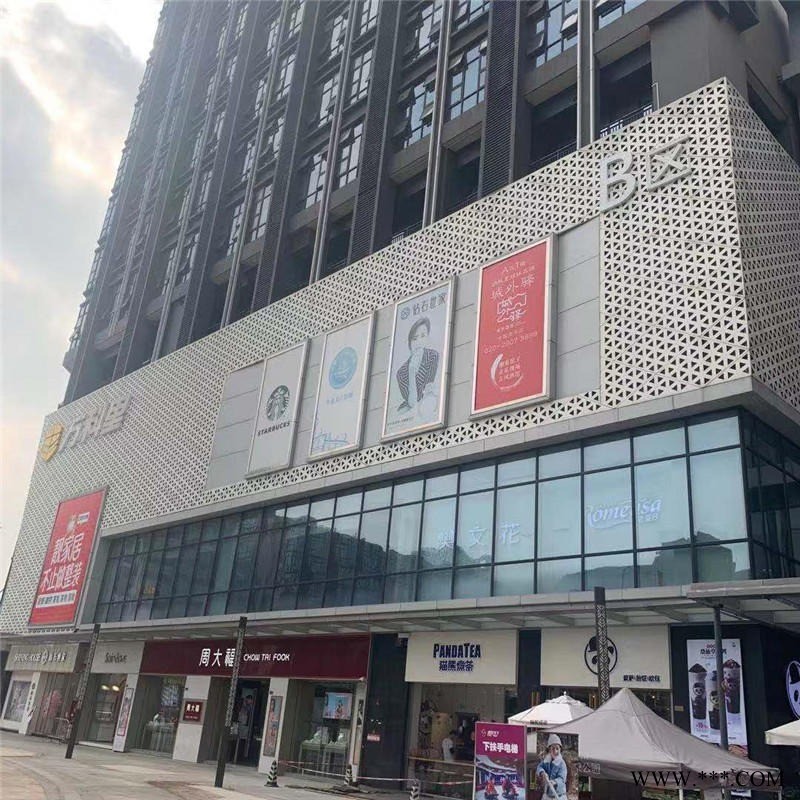 艺术走廊冲孔铝单板 雕花冲孔铝单板墙身 欧佰不规则冲孔铝板图1