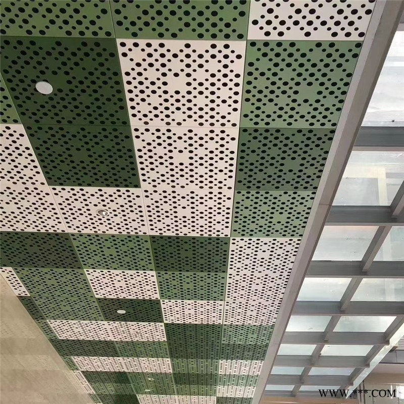 冲孔铝合金板幕墙 图形冲孔铝板背景墙 欧佰不规则冲孔铝板图2
