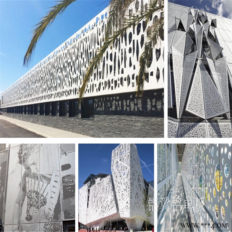 冲孔铝单板幕墙 云南雕刻铝板 标准冲孔铝板图2