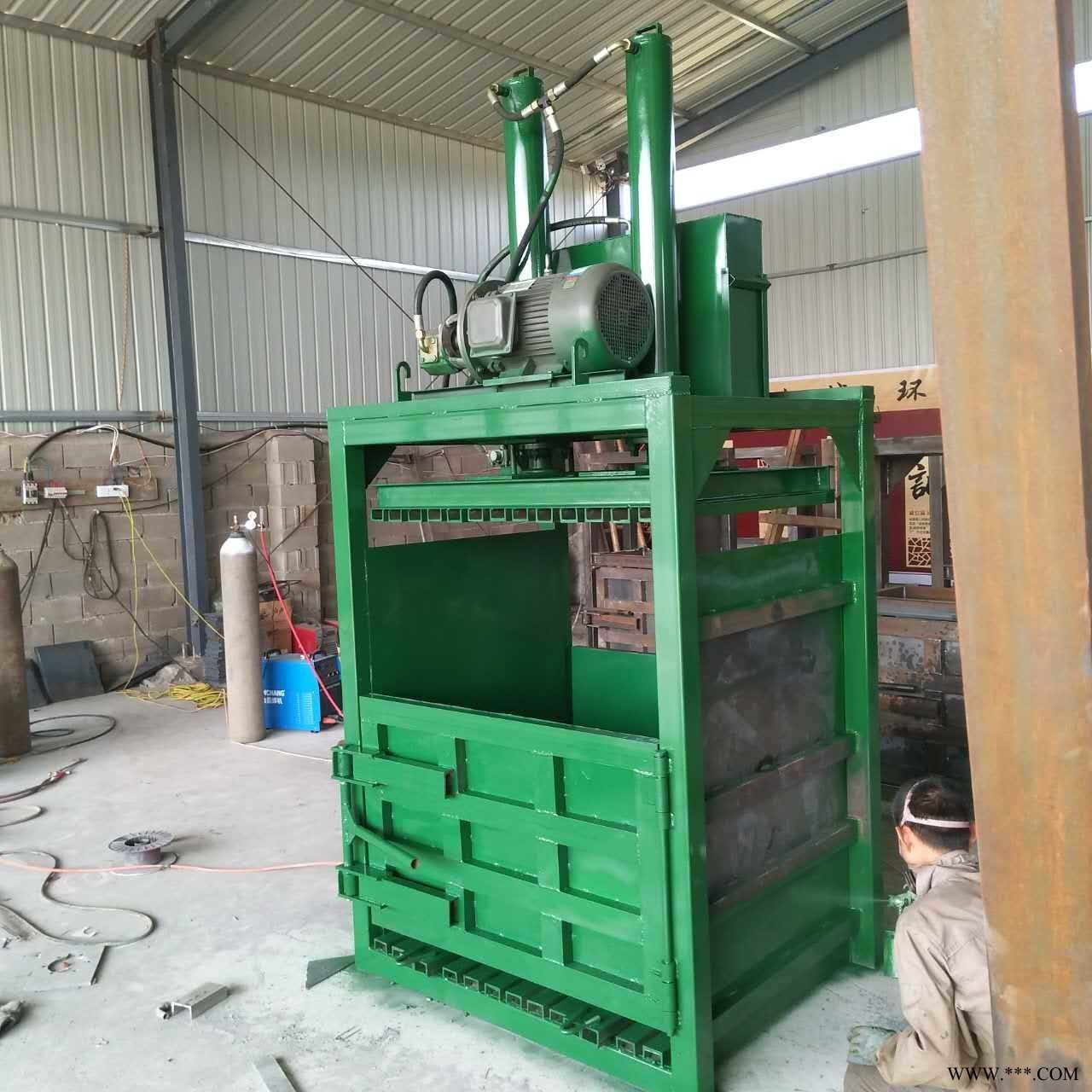 驰航废旧纸箱板打包机 塑料薄膜压包机厂家 自动出包省人工吨袋捆包机 立式下角料打包机 铝板液压打块机 黄浦区药材打包机图6