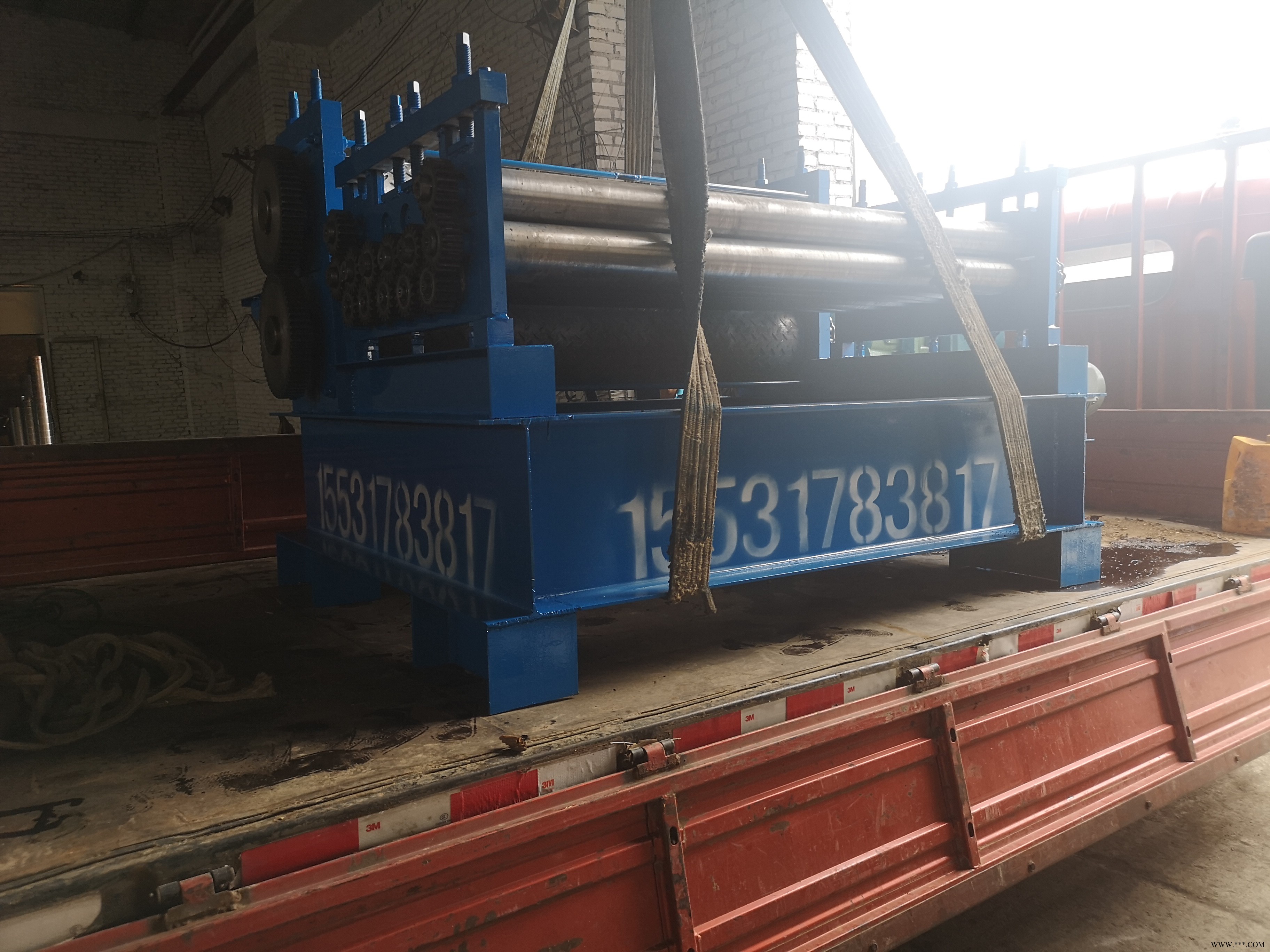 可定做全自动镀锌板校平机 钢板调平机 铝板整平机 钢板压花机图6