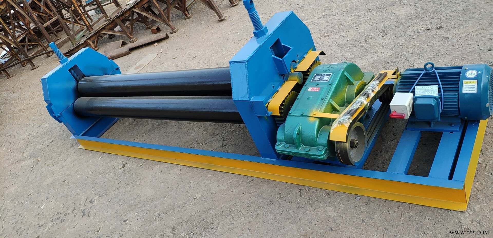 厂家热销 2米小型电动 小型三辊卷板机 铁板铝板卷圆机 卷筒机械图2